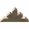 Ekena Millwork Richland Rough Sawn Timber Gable Bracket, Douglas Fir, 36"W x 21"H x 4"D x 6"F, 14/12 Pitch GBW036X21X0406RIC00RDF - alternate 4